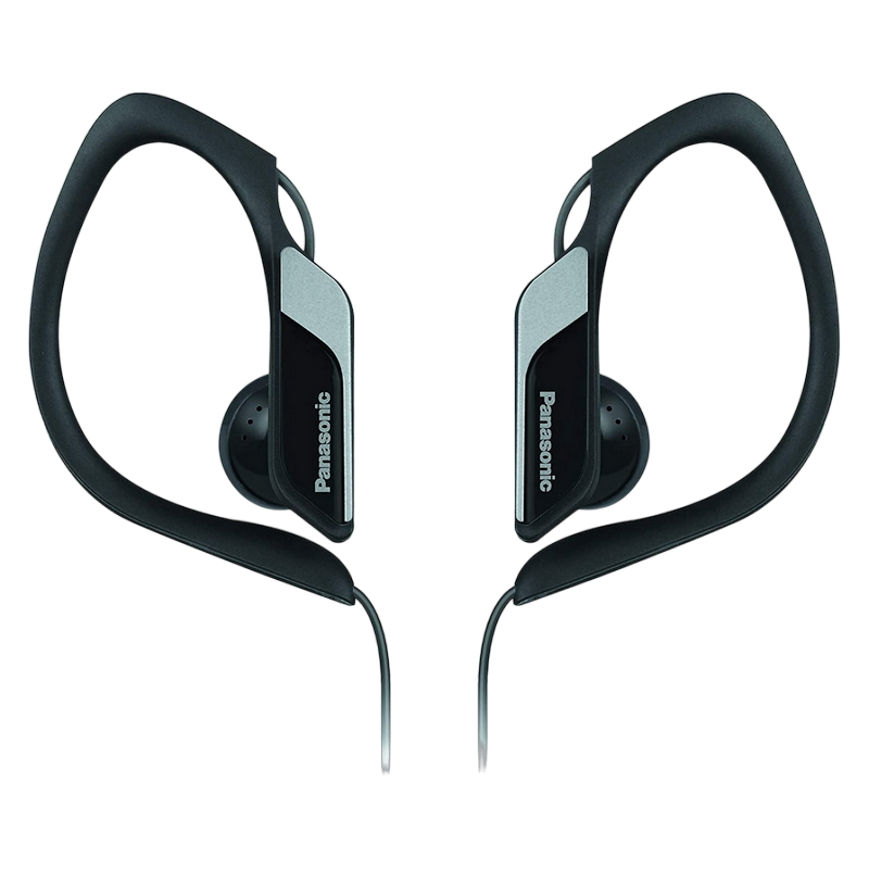 Clip Type Earphones Panasonic RP-HS34E-K Black, w/o Mic, 1 x mini-jack 3.5mm