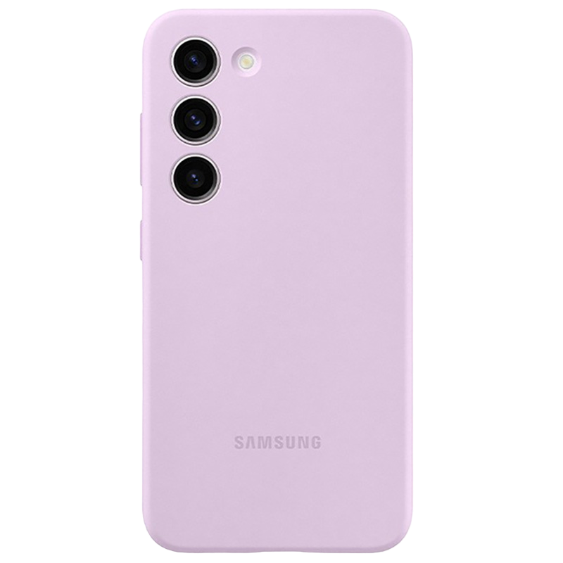 Original Sam. silicone cover Galaxy S23, Lilac