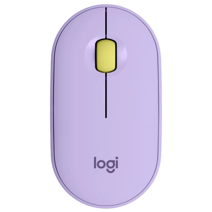 Wireless Mouse Logitech M350, Optical, 1000 dpi, 3 buttons, Ambidextrous, Slim, 2,4 /BT,1xAA, Violet