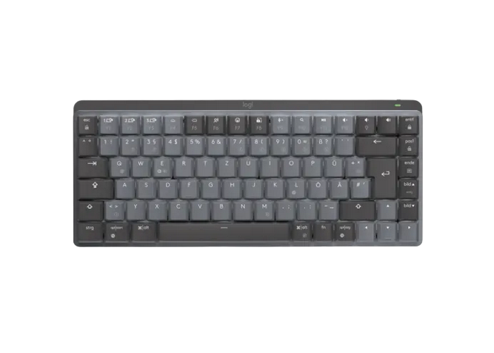 Wireless Keyboard Logitech MX Mechanical Mini, Low-profile switches, Tactile SW, Aluminium, Dual col