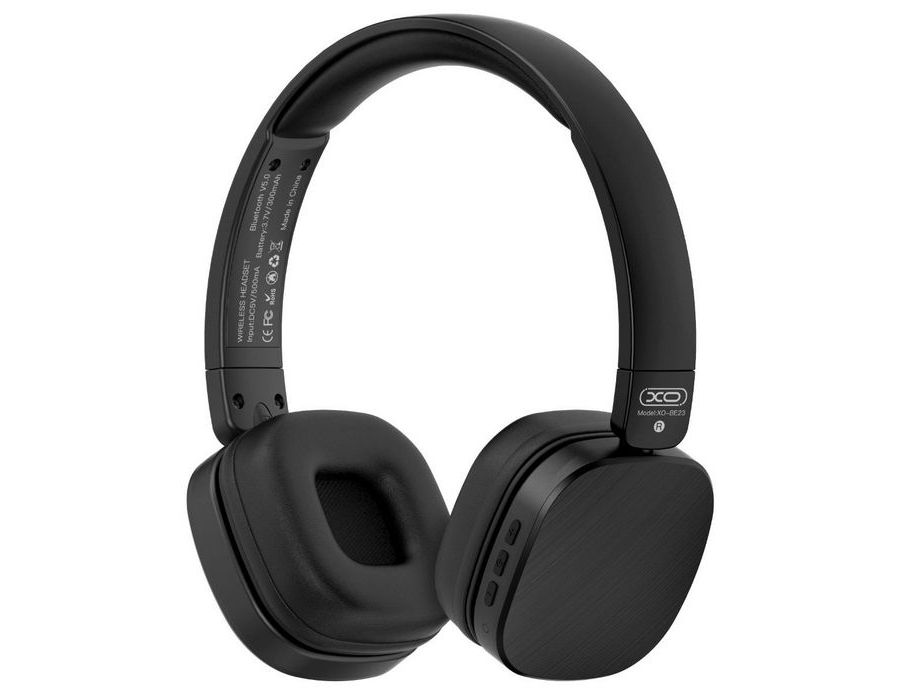 XO Bluetooth Headphones, BE23 stereo, Black