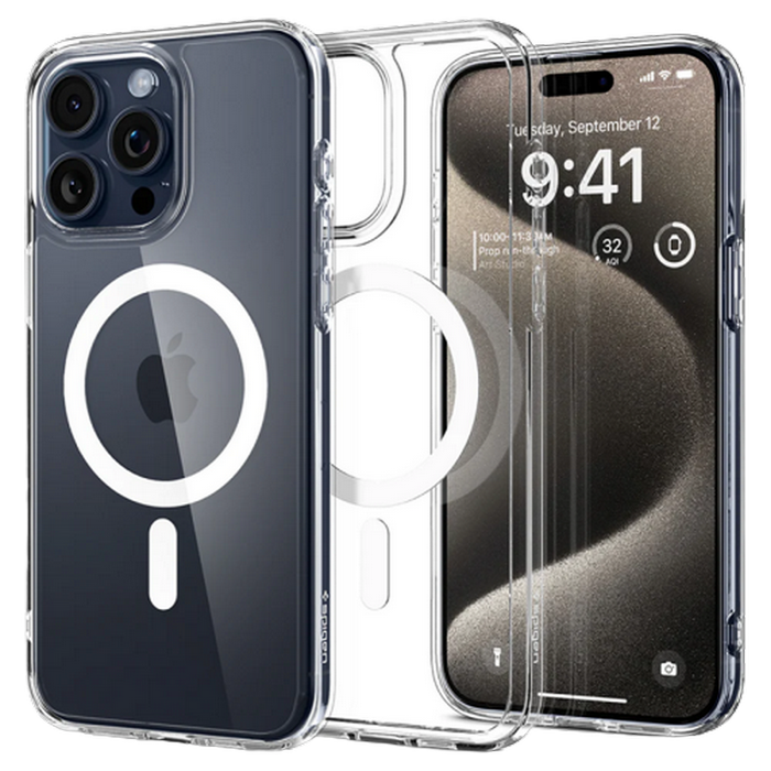 Spigen iPhone 15 Pro Max, Ultra Hybrid Mag Magsafe, White