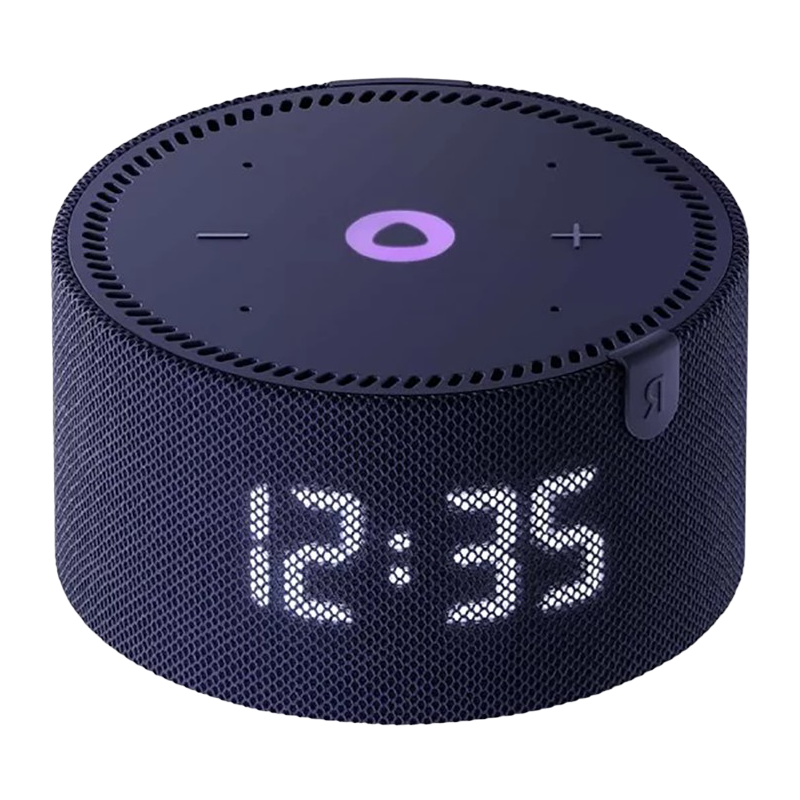 Yandex station mini YNDX-00020B  Blue with clock.