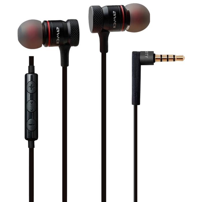 Awei earphones, Es-70Ty, Black