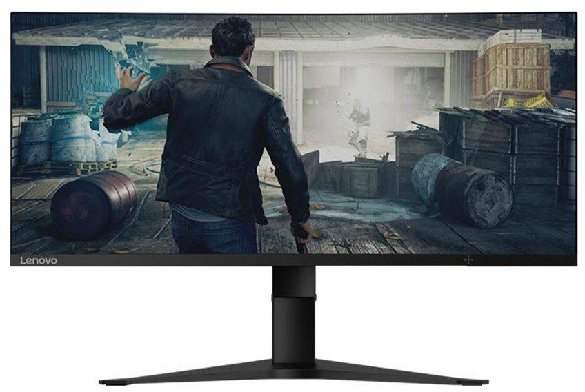 34" Игровой монитор Lenovo G34w-10, VA 3440x1440 WQHD, Чёрный