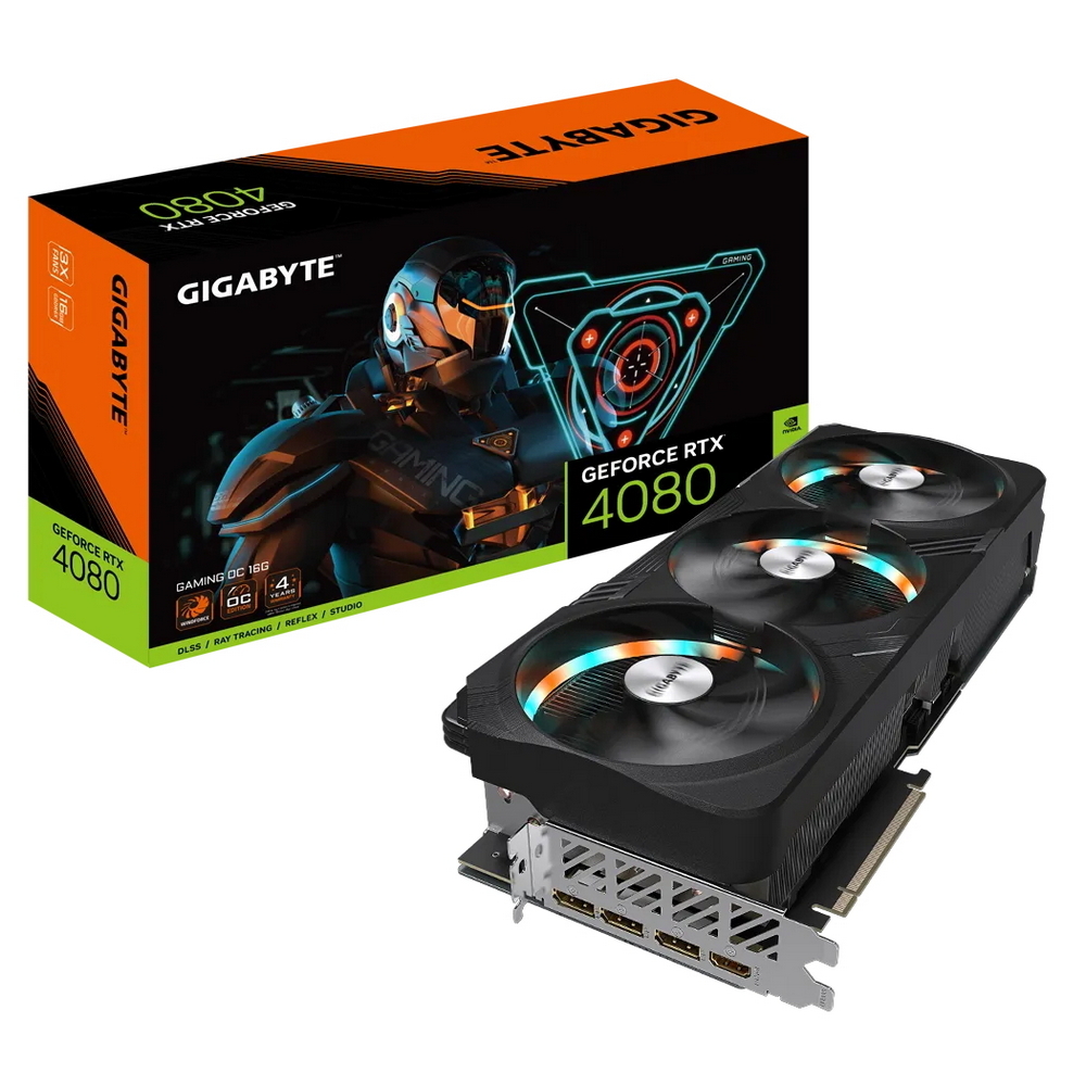 VGA Gigabyte RTX4080 16GB GDDR6X Gaming OC  (..