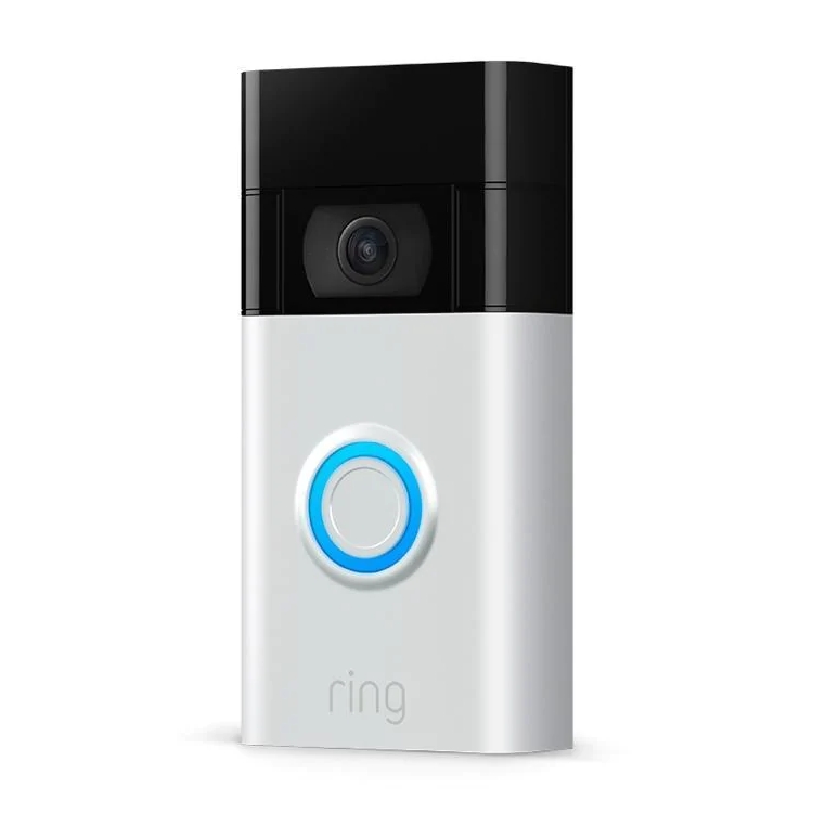 Ring Video Doorbell, Satin Nickel..