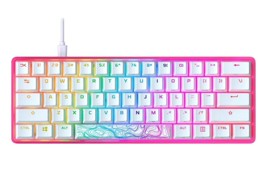 Gaming Keyboard HyperX Alloy Origins 60, Mechanical, 60% form factor, Linear SW, PBT keycaps, Alumin