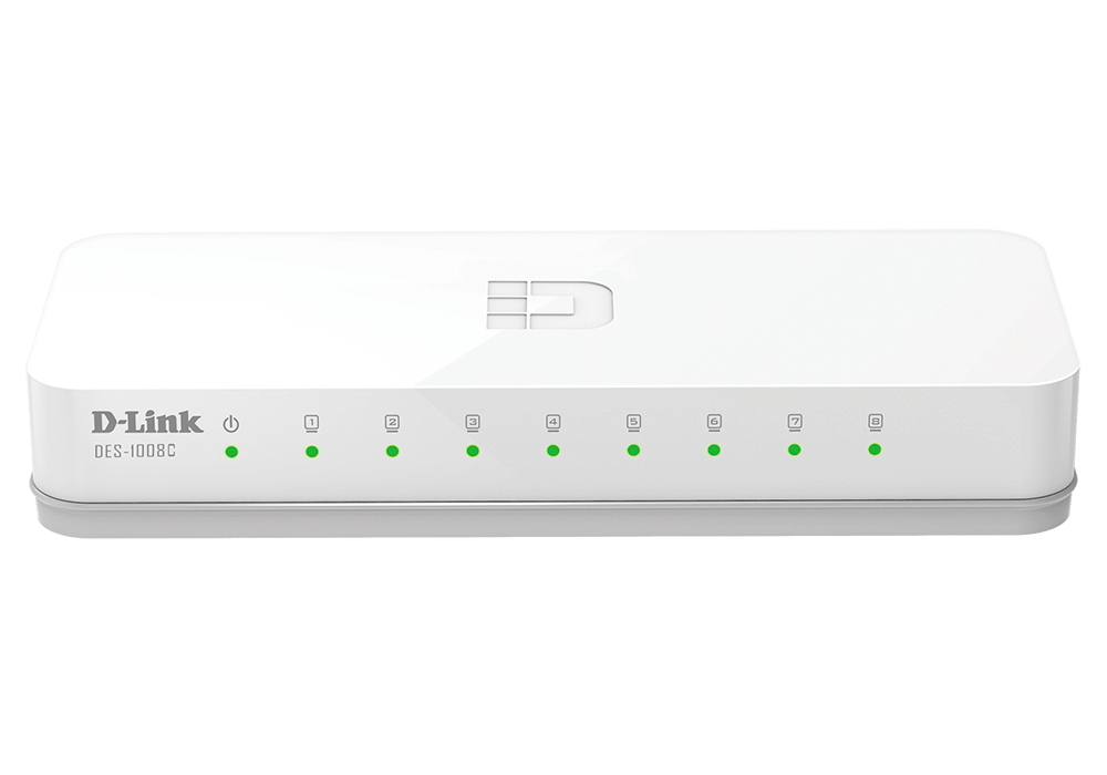 .8-port 10/100Mbps Desktop Switch D-Link 