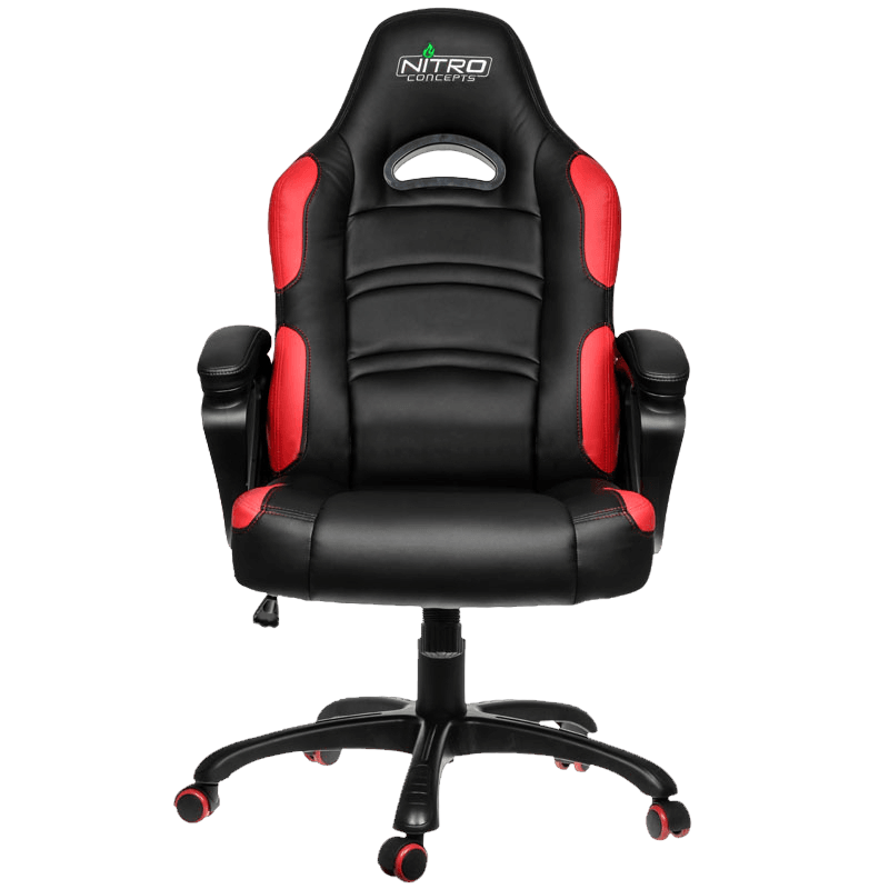 Gaming Chair Gamemax GCR07, Maximum load 125 kg, Rocking mechanism, Black/Red