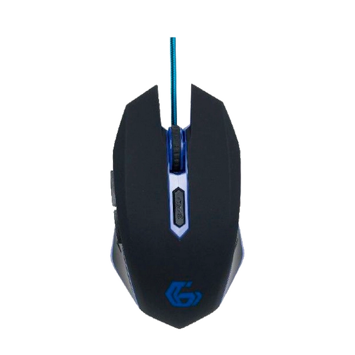 Игровая мышь Gembird MUSG-001-B, Черный/Синий