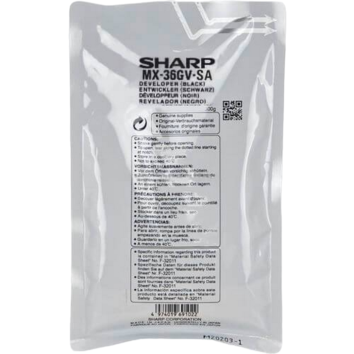 Developer Sharp BP-GV200, Black..