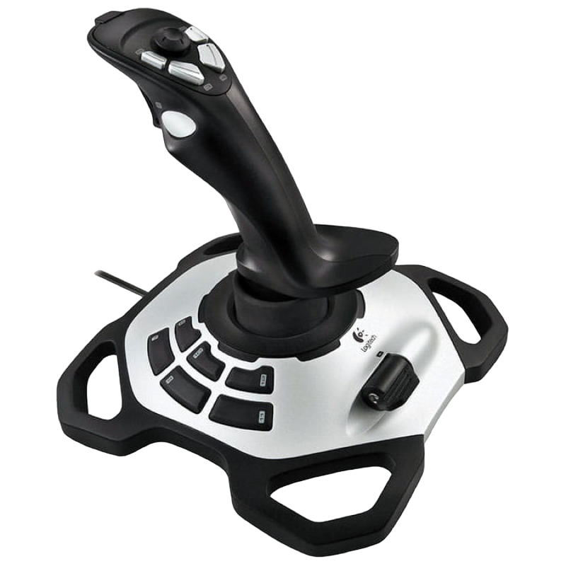 Joystick Logitech Extreme 3D Pro, 4 axes, D-P..