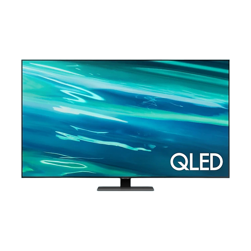 65" QLED SMART Телевизор Samsung QE65Q80AAUXUA, 3840x2160 4K UHD, Tizen, Чёрный