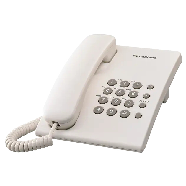 Cumpara  Telefoane cu fir - Telephone Panasonic KX-TS2350UAW, White..