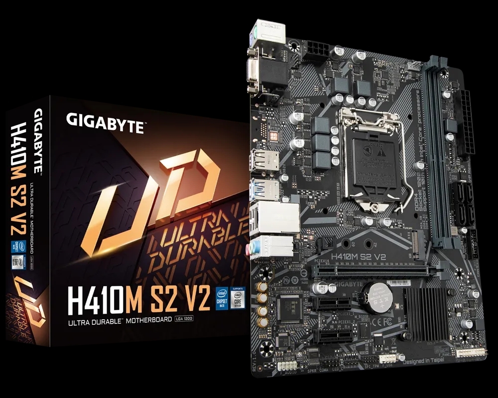 Cumpara  Plăci de bază - MB S1200 Gigabyte H410M S2 V2 1.0  mATX..