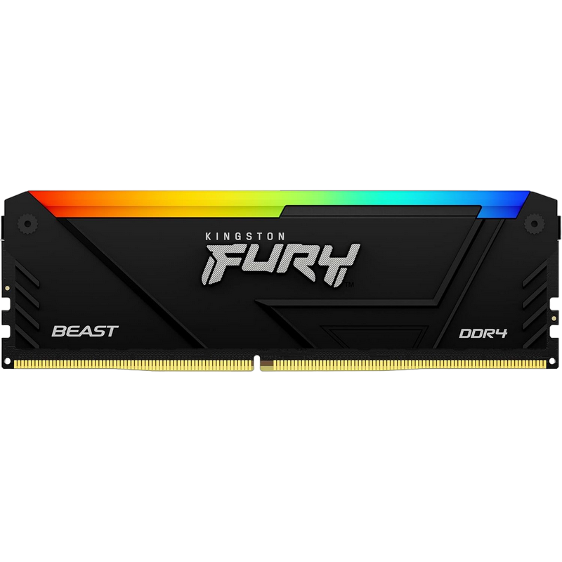 16GB DDR4-3200MHz  Kingston FURY Beast RGB (K..