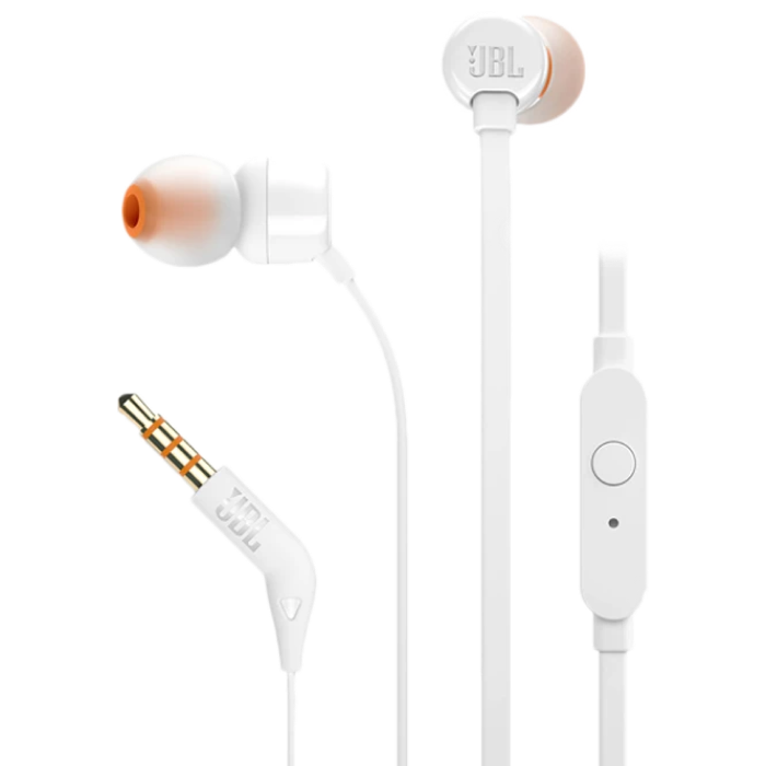 Earphones  JBL T110 White