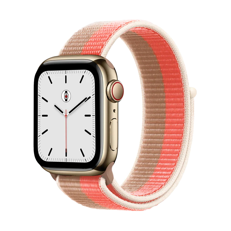 Strap Apple Watch 41mm Pink Pomelo/Tan Sport ..