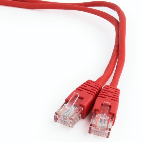 2m, Patch Cord  Red, PP12-2M/R, Cat.5E, Cable..