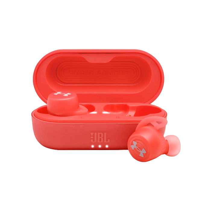 True Wireless JBL Under Armour Streak, Red TWS Headset.