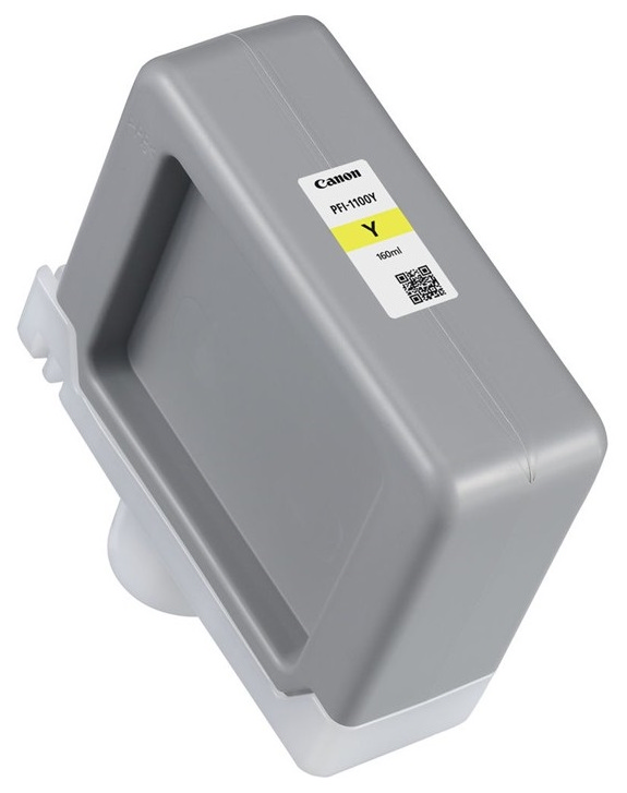 Картридж чернильный Canon PFI-1100, 160мл, Желтый