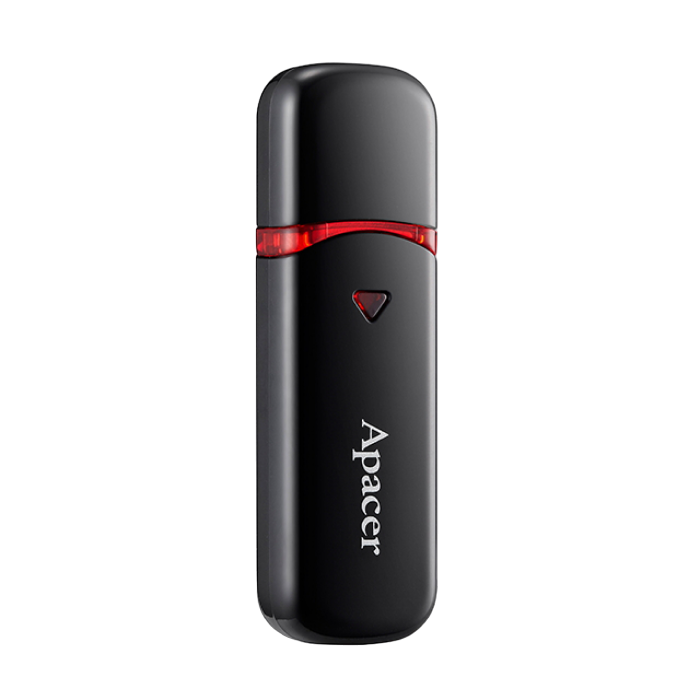 16GB USB2.0 Flash Drive  Apacer "AH333", Black, Classic Cap (AP16GAH333B-1)