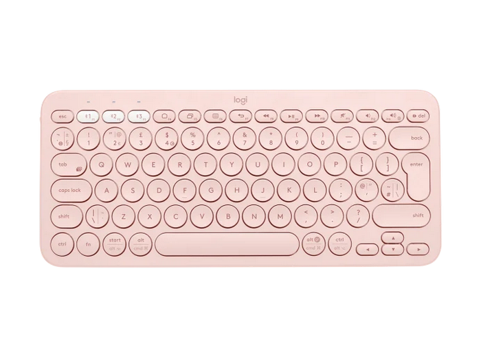 Wireless Keyboard Logitech K380 Multi-Device, Compact, Slim, Low-profile, Quiet typing, F-keys, 2xAA