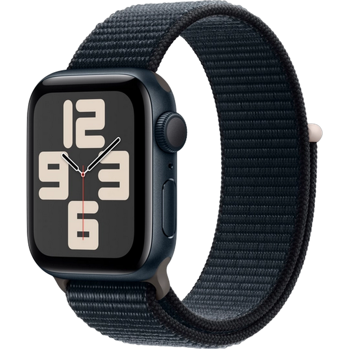 Apple Watch SE 2 40mm Aluminum Case with Midnight Sport Loop, MRE03 GPS, Midnight