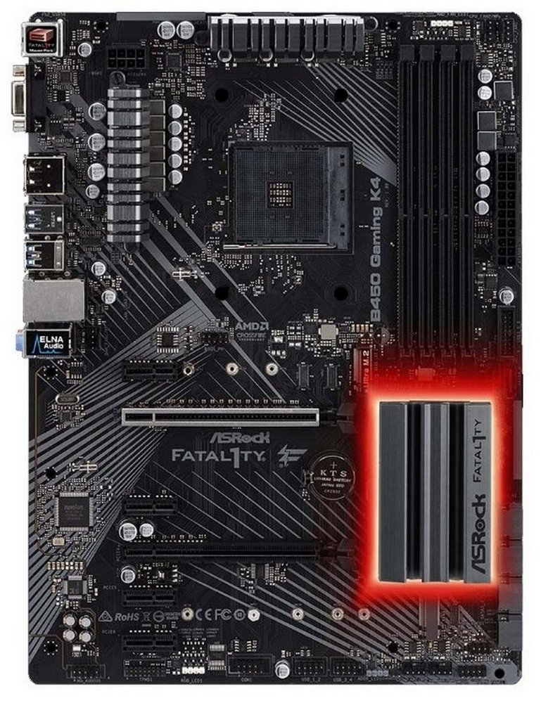 Cumpara  Plăci de bază - MB AM4 ASRock Fatal1ty B450 Gaming K4  ATX..