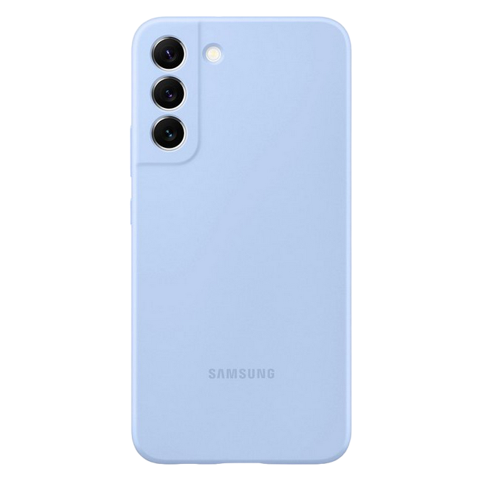 Original Sam. silicone cover Galaxy S22+, Artic Blue