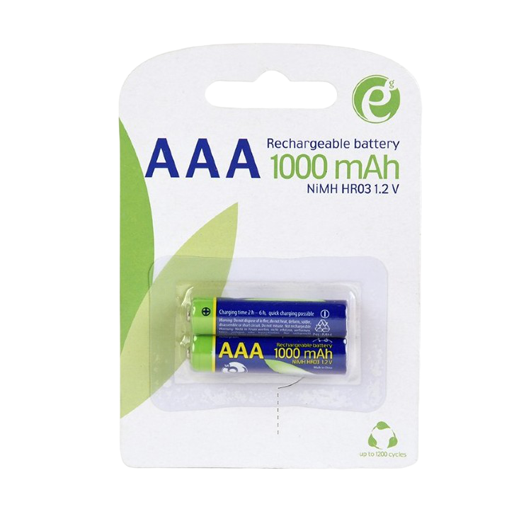 AAA 1000mAh, Blister*2, Energenie, Ni-MH, EG-..