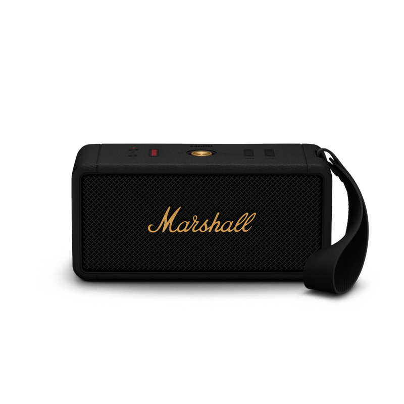 Marshall MIDDLETON Portable Bluetooth Speaker - Black and Brass