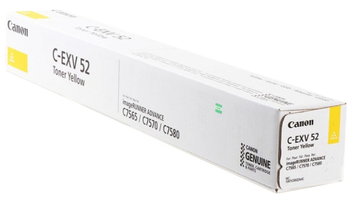 Toner Canon C-EXV52 Yellow (xxxg/appr. 66 500 pages 5%) for iR ADV C75xxi, DX C77xxi