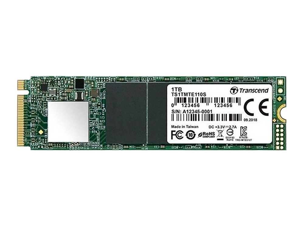 .M.2 NVMe SSD 1.0TB  Transcend 110S [PCIe 3.0..