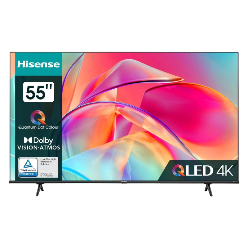 55" LED SMART TV Hisense 55E7KQ, QLED, 3840x2160, VIDAA OS, Gray