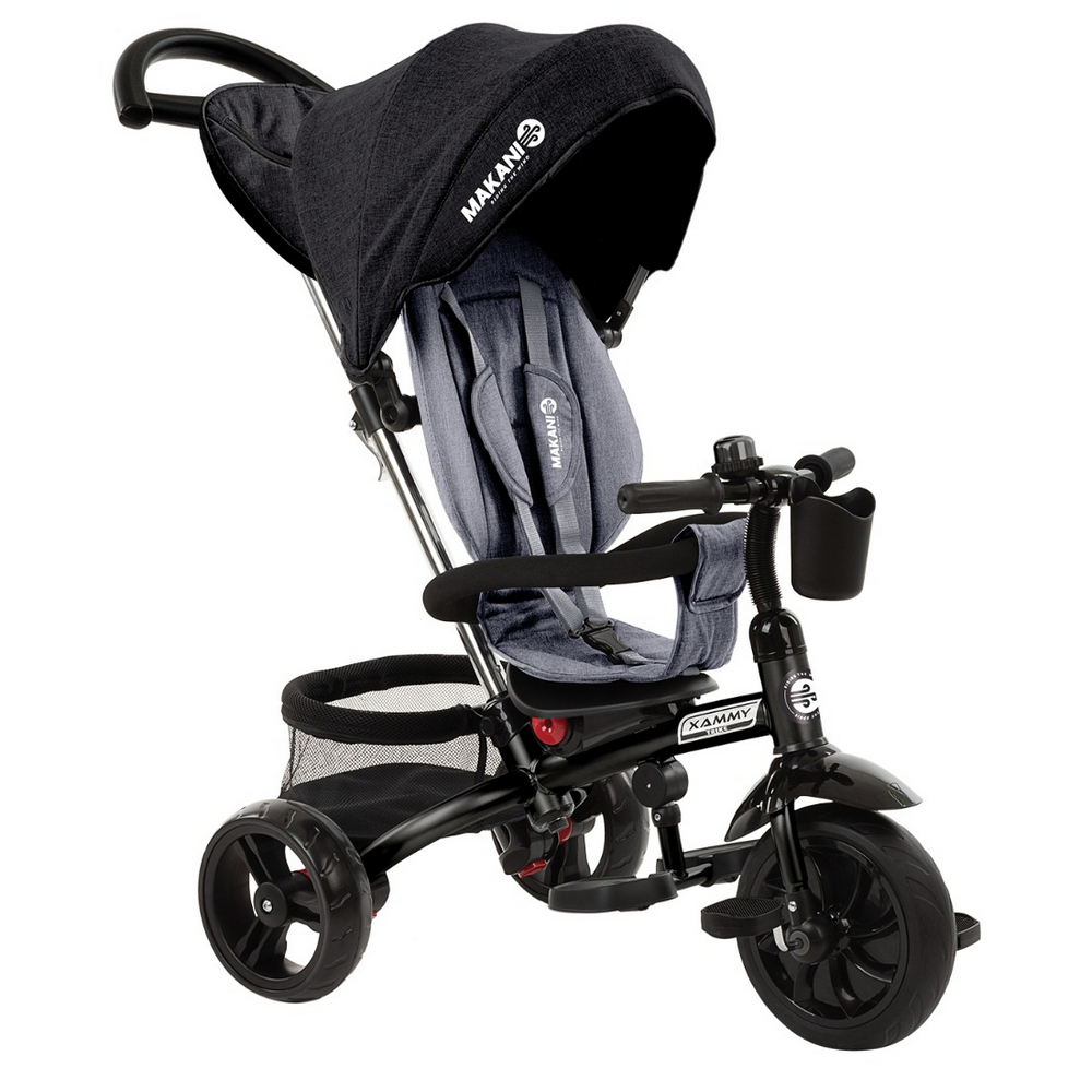 Cumpara  Mașini cu pedale și biciclete - Tricycle Makani Xammy Black 2020..