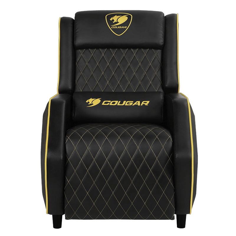 Gaming Sofa Cougar Ranger Royal Black/Gold, User max load up to 160kg / height 145-190cm