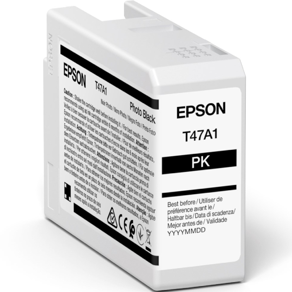 Картридж чернильный Epson T47A1 UltraChrome PRO 10 INK, C13T47A100, Циан