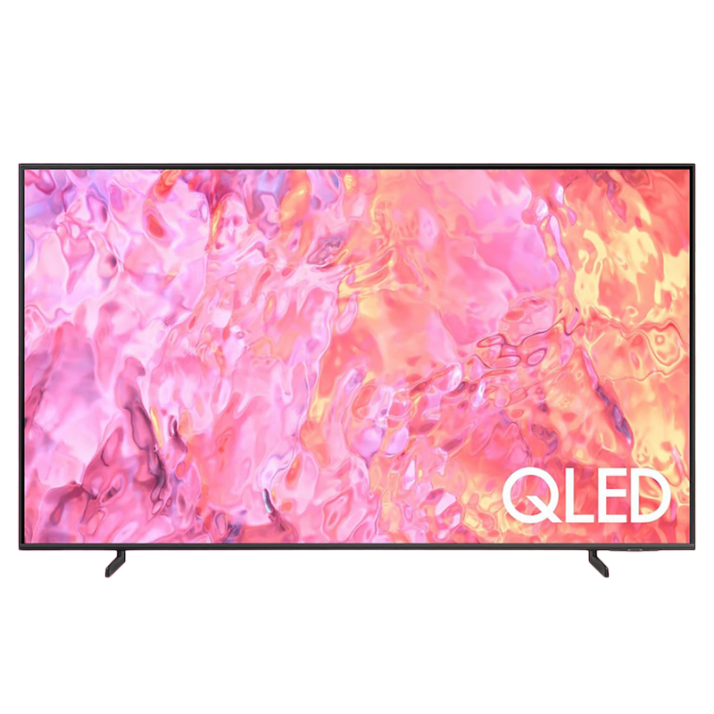 75" QLED SMART Телевизор Samsung QE75Q60CAUXUA, 3840x2160 4K UHD, Tizen, Чёрный