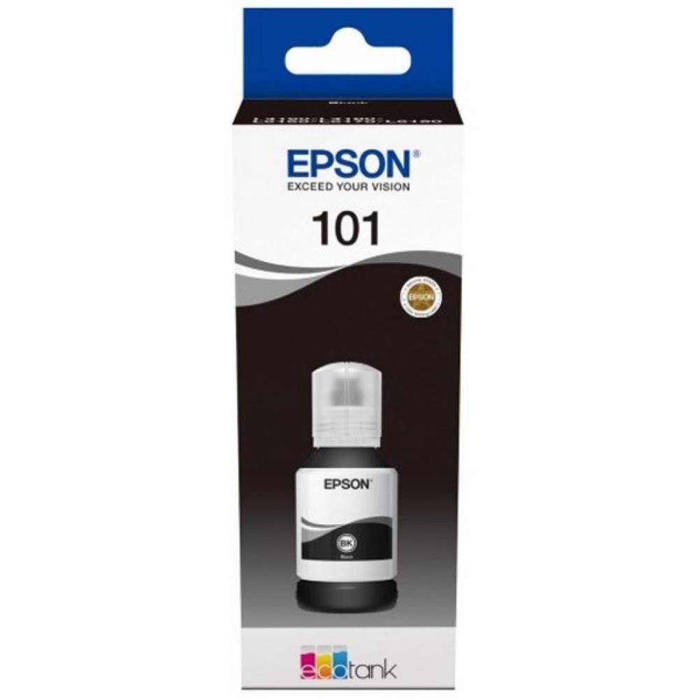 Cumpara  Imprimare și scanare - Ink  Epson C13T03V14A, 101 EcoTank Black-Pigm..