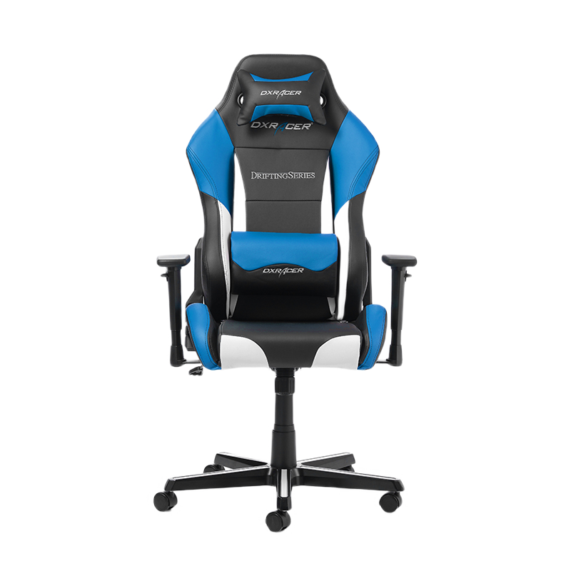 Gaming Chair DXRacer Formula GC-F08-NB, Black/Blue, User max loadt up to 150kg / height 145-180cm