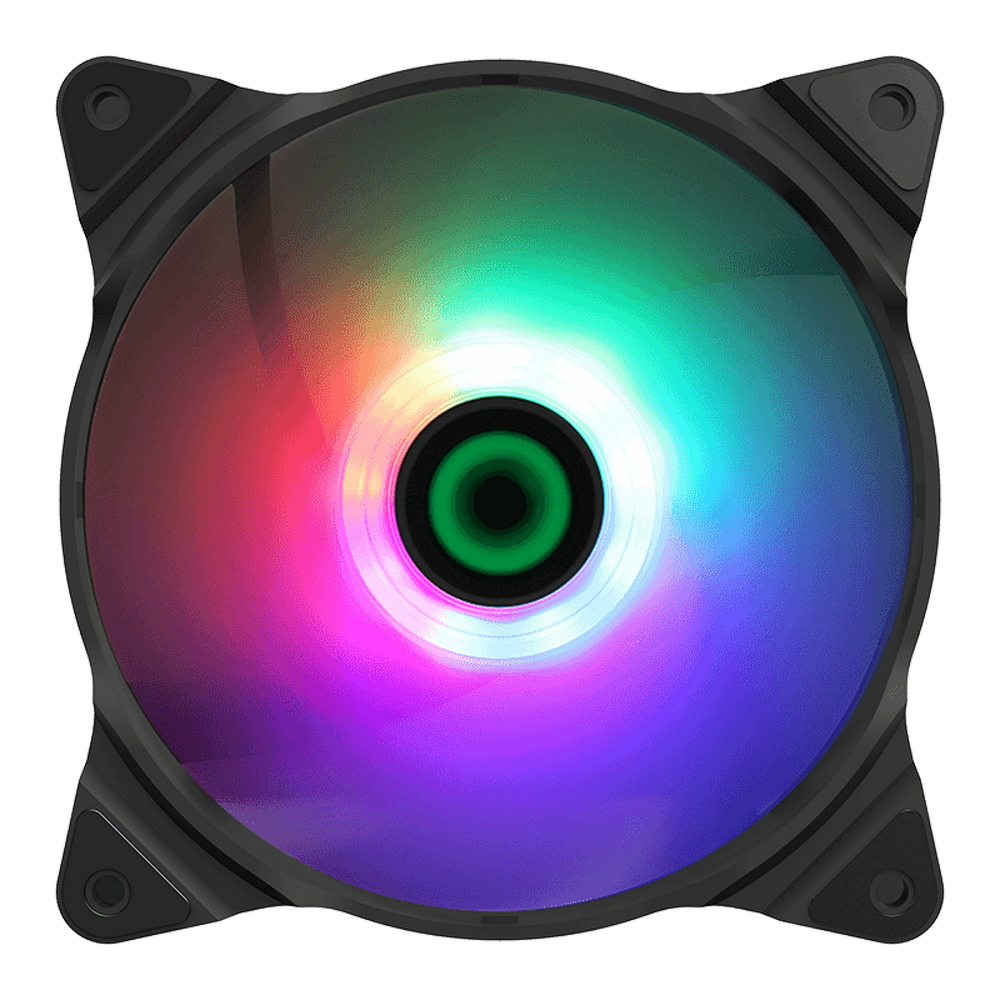Cumpara  Ventilatoare pentru PC - PC Case Fan GAMEMAX FN-12Rainbow-C, 120mm, AR..