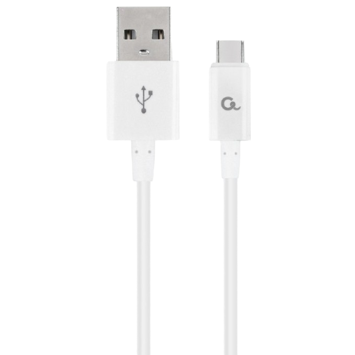 Blister Type-C/USB2.0, AM/CM, 2.0 m, Cablexpert White, CC-USB2P-AMCM-2M-W