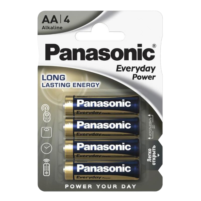 Panasonic  "EVERYDAY Power" AA Blister *4, Alkaline, LR6REE/4BR  /  LR6REE/4BP