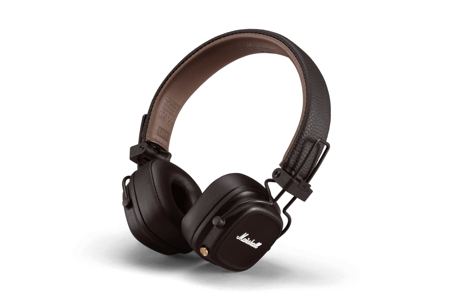 Marshall Major IV Bluetooth Headphones - Brown