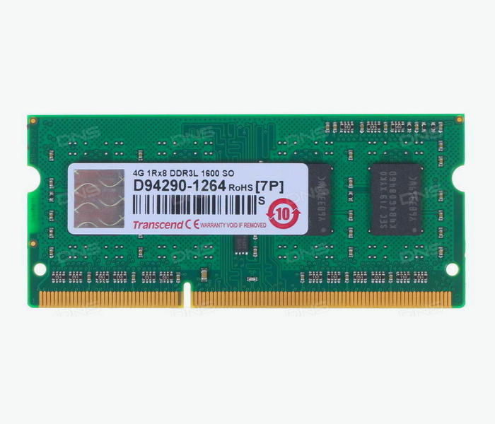 Оперативная память Transcend TS512MSK64W6H, DDR3 SDRAM, 1600 МГц, 4Гб