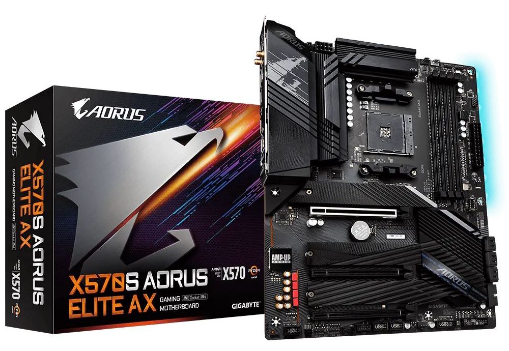 Cumpara  Plăci de bază - MB AM4 Gigabyte X570S AORUS ELITE AX 1.1  ATX..