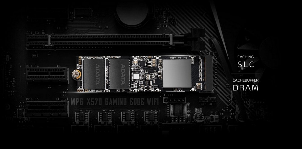 .M.2 NVMe SSD 512GB ADATA XPG  SX8100 [PCIe 3.0 x4, R/W:3500/1900MB/s, 300K/240K IOPS, 3DTLC]