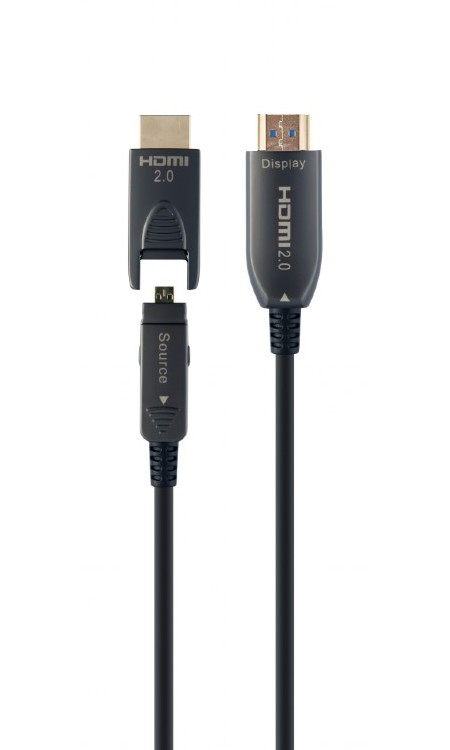 Cable HDMI to HDMI D&A Active Optical 30.0m Cablexpert, 4K UHD at 60Hz, CCBP-HDMID-AOC-30M